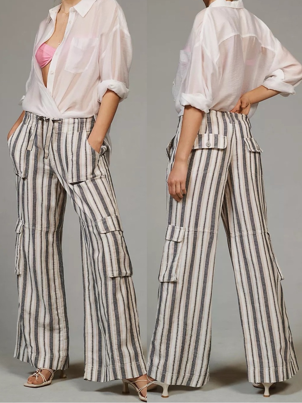Anthropologie Pilcro Beach Cargo Pants